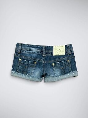 VTG Cecil McBee Japanese Archival Low Rise Micro Denim Shorts | Heisei Gal